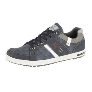 Route 21 Mens Denim Original Lace Up Casual Sneakers / Navy